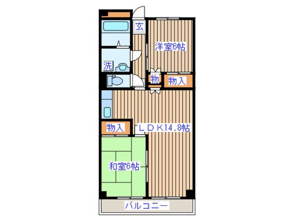 齋藤マンションの物件間取画像